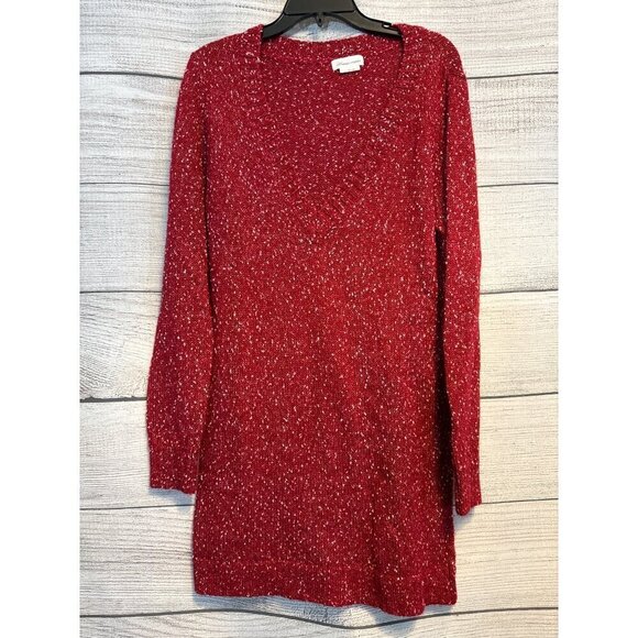 Lovers + Friends x Revolve Lena Sweater Dress In Berry S - Picture 1 of 3